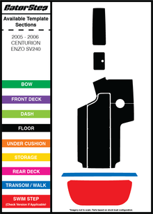 2005-2006 Centurion Enzo SV240 GatorStep Flooring 