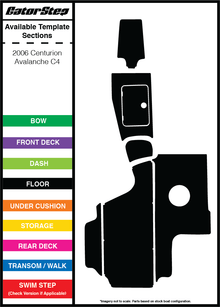 2006 Centurion Avalanche C4 GatorStep Flooring 