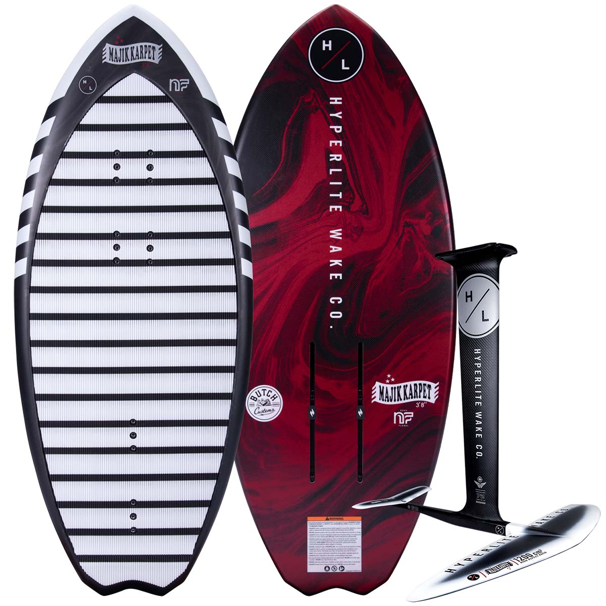 Hyperlite Majik Karpet / MK 1200 Wake Foil Package 2025