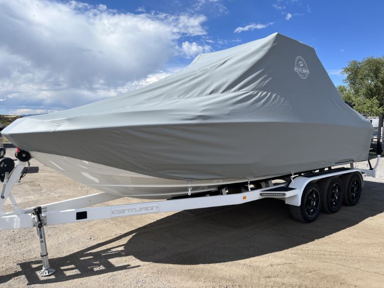 Centurion Ri245 with DropZone Tower - BOAT LIFT Double Up Storage Cover