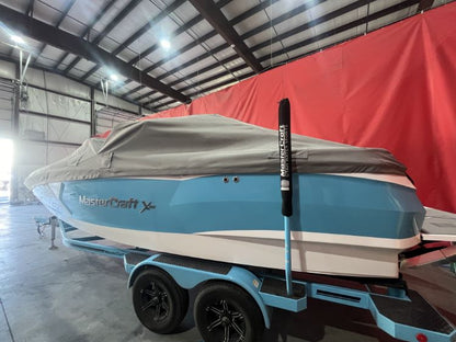 MasterCraft XStar ZFT4 with Roswell Bimini Tower Down Ratchet Cover
