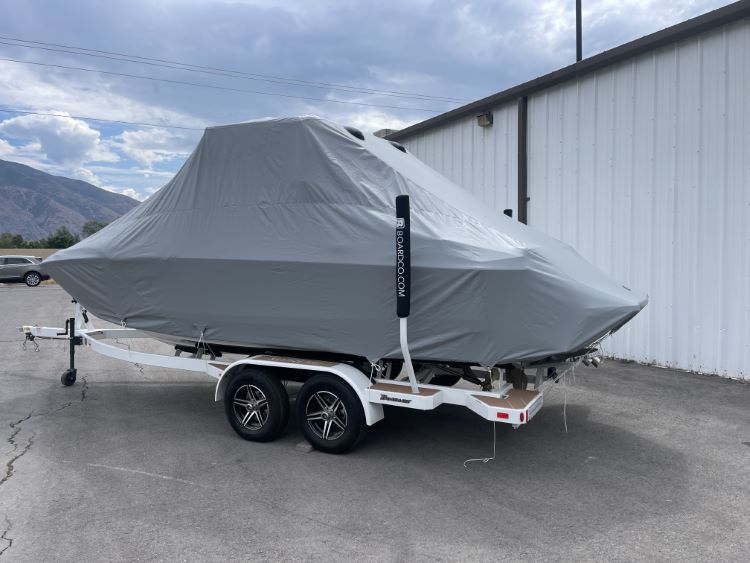 Supreme S220 with Battle and FCT Bimini Double Up Storage Cover