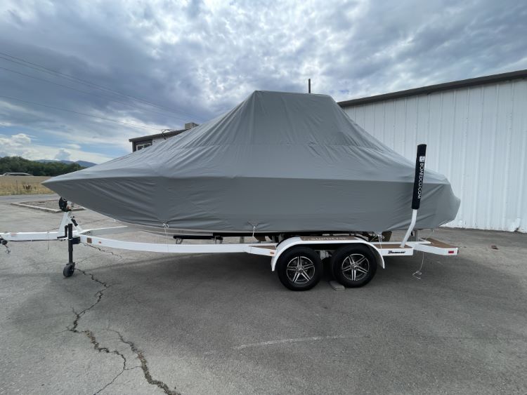 Supreme S220 with Battle and FCT Bimini Double Up Storage Cover