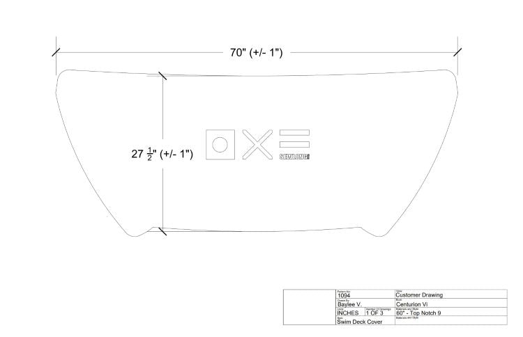 Centurion Vi-Fi Swim Platform Cover 