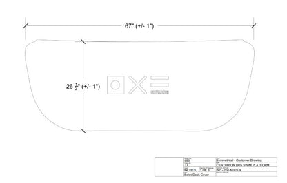 Centurion-Supreme Large Round Swim Platform Cover
