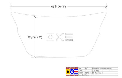 Malibu MXZ Surf Gate (Narrow) Swim Platform Cover