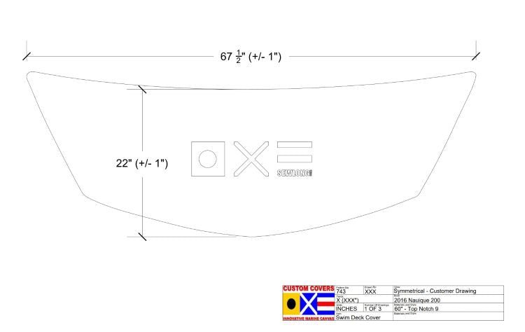 Nautique Ski Swim Platform Cover