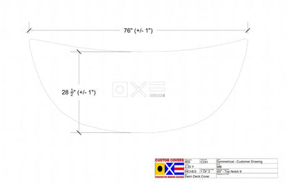 MB Rounded Swim Platform Cover 