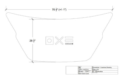 Malibu Surf Gate Swim Platform Cover 