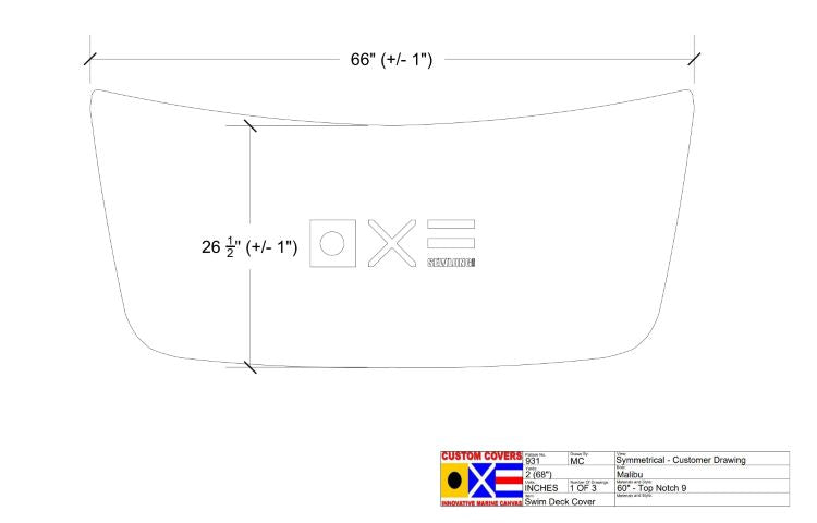 Malibu Wake Swim Platform Cover