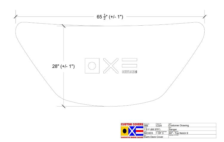 Sanger Swim Platform Cover