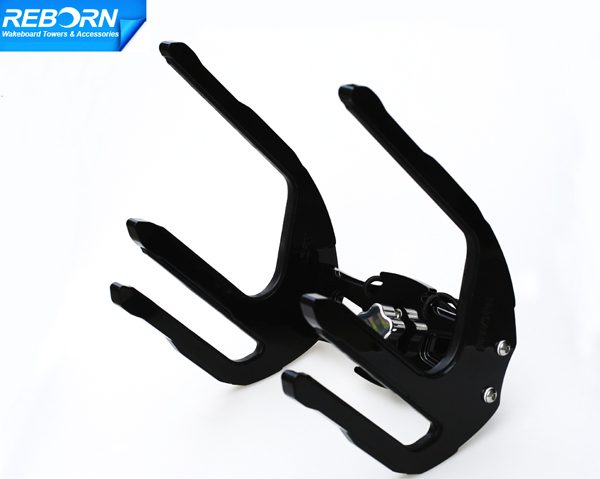 black quick release knee rack