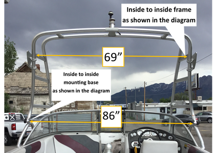 Moomba LSV RadaCage 2.1 Folding Canopy Top