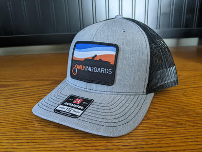 OnlyInboards Snap Back Patch Trucker Hat-1