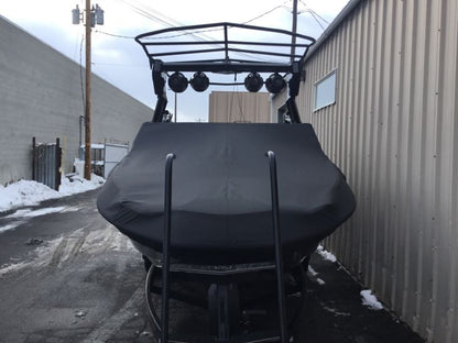 Centruion Ri245 with Preditior Power Tower and vented Windshield Cinch Cover