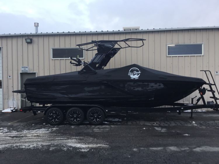Centruion Ri245 with Preditior Power Tower and vented Windshield Cinch Cover