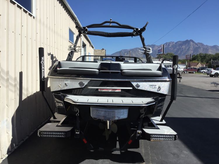 Malibu 22 LSV with G5 Tower and Factory Bimini Double Up Storage Cover