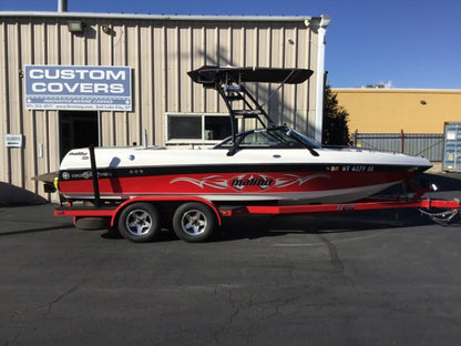 2003 Malibu 21 VLX Wakesetter Folding Canopy Top with Skylon Swoop Tower