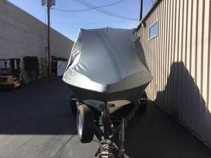 Malibu Sunsetter XTi with Titan 3 Tower and FCT bimini Double Up Storage cover