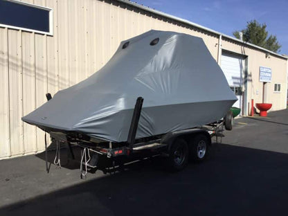 Malibu Sunsetter XTi with Titan 3 Tower and FCT bimini Double Up Storage cover