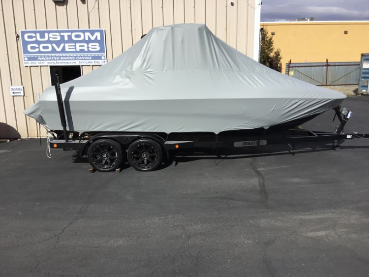 2015 MB B52 23 Double Up storage cover with Forward Tube Arch Tower and FCTv2 Bimini