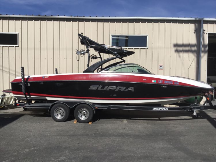 Supra Sunsport 242 Progressive With Roswell Bimini Double Up Storage Cover