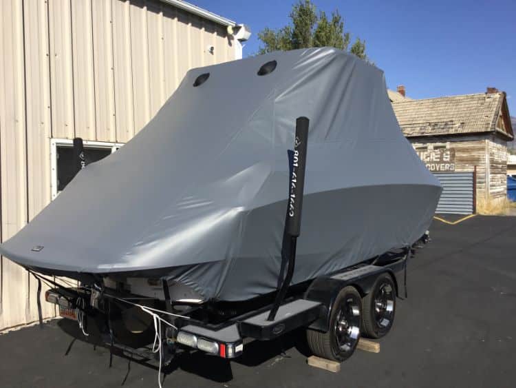 Nautique G21 with FCT14/16 Tower and FCT Bimini Double Up Storage Cover