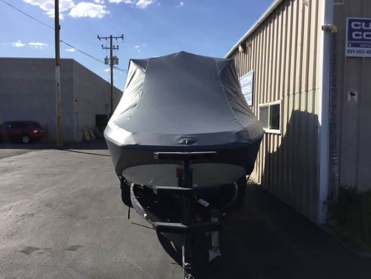 Nautique G21 with FCT14/16 Tower and FCT Bimini Double Up Storage Cover