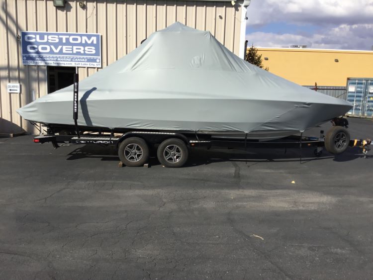 2016 Centurion Enzo SV244 Double Up storage cover with Maximus Tower and SewLong FCTv3 Bimini