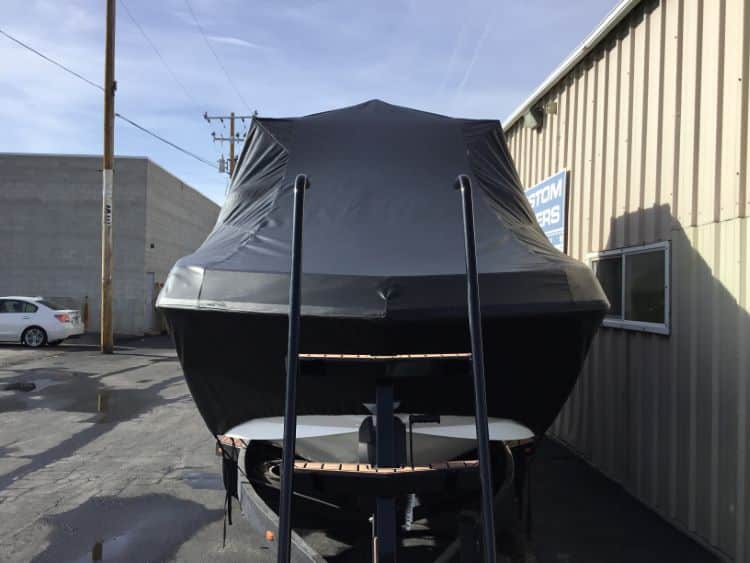 Nautique G23 with FCT G20/21 and FCT Bimini Double Up Storage Cover