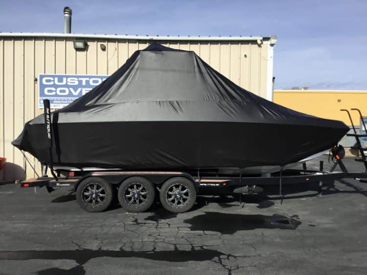 Nautique G23 with FCT G20/21 and FCT Bimini Double Up Storage Cover