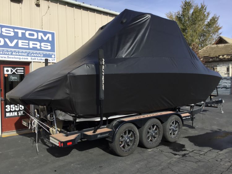Nautique G23 with FCT G20/21 and FCT Bimini Double Up Storage Cover