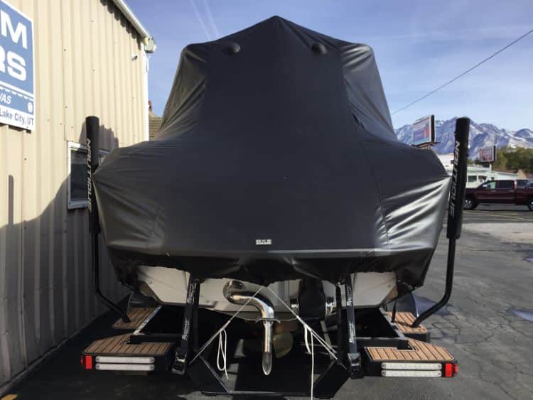 Nautique G23 with FCT G20/21 and FCT Bimini Double Up Storage Cover