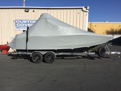 2022 MasterCraft XT22 Double Up storage cover with Z6 Tower and Factory Bimini