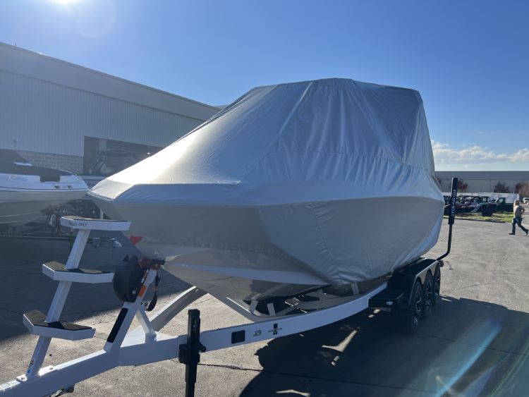 Nautique G23 with Flight Control Tower and Factory Bimini