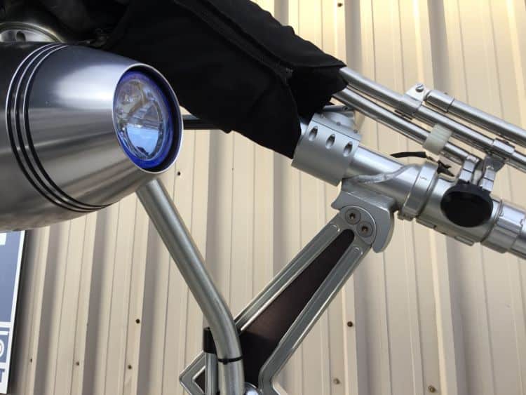 Zero Flex Tower 5.1 8' tower mounted shade sail, ~97" wide