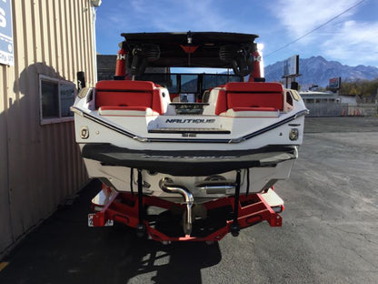 Nautique paragon G23 with telescoping tower Tower Down Double Up Storage Cover