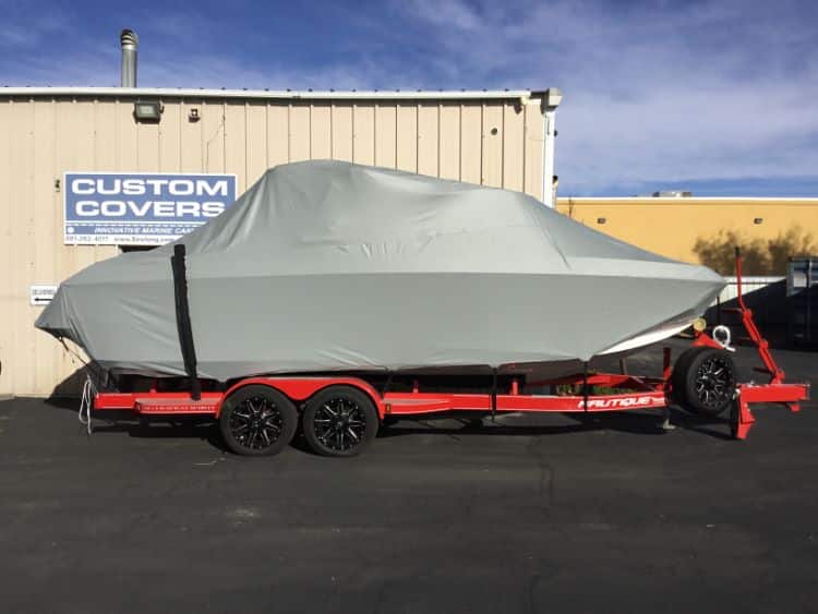 Nautique paragon G23 with telescoping tower Tower Down Double Up Storage Cover