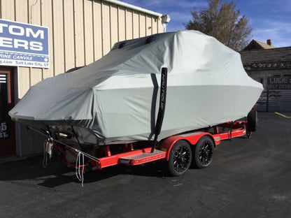 Nautique paragon G23 with telescoping tower Tower Down Double Up Storage Cover