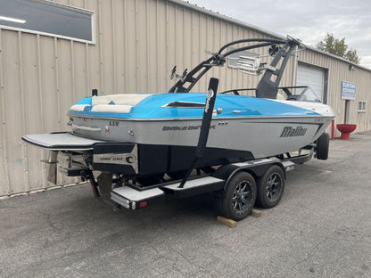 Malibu 23 LSV with G3.5 Tower and Factory Bimini Double Up Storage Cover