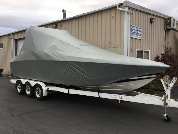 2002 Cobalt 262 Double Up storage cover with Samson Tower