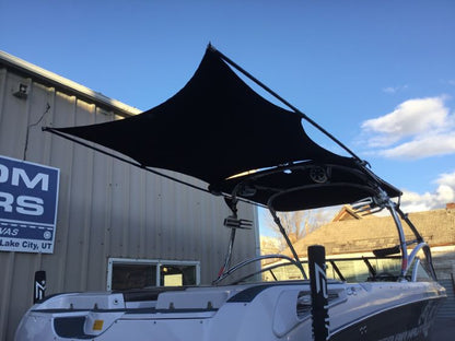8' Folding Canopy Mounted Shade Sail, 74"-76" Wide