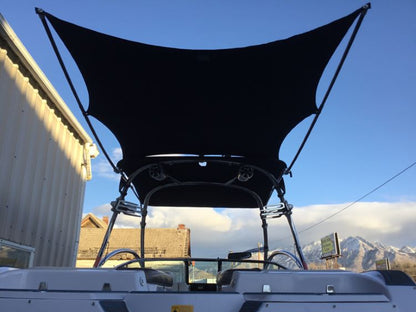 8' Folding Canopy Mounted Shade Sail, 74"-76" Wide