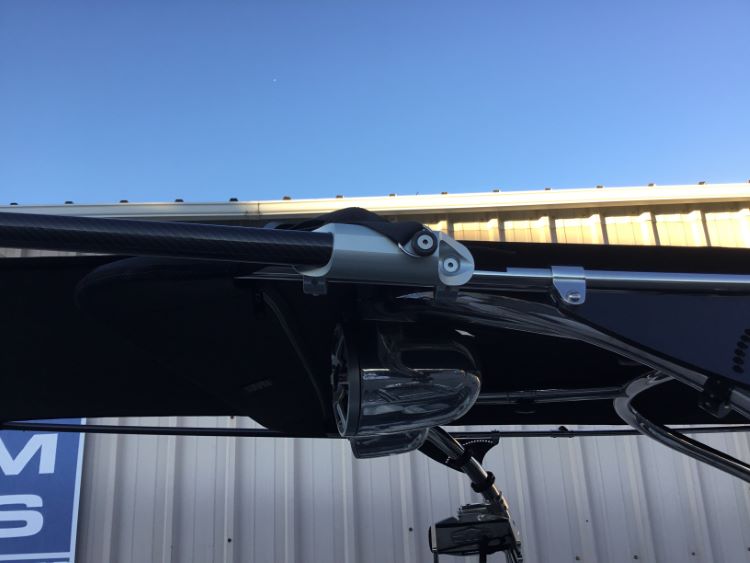 8' Folding Canopy Mounted Shade Sail, 74"-76" Wide