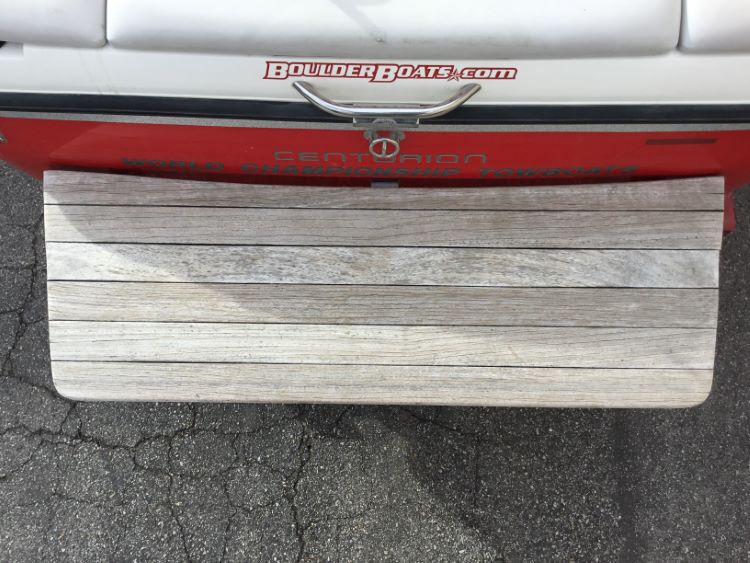 Centurion Eclipse Teak Swim Platform Cover
