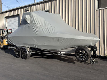 Centurion Enzo SV244 With Aegis Tower and FCT Bimini Double Up Storage Cover