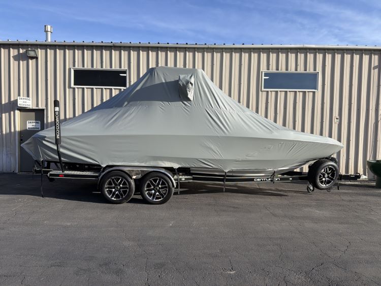 2014 Centurion Enzo SV244 Double Up storage cover with Aegis Tower and FCT Bimini