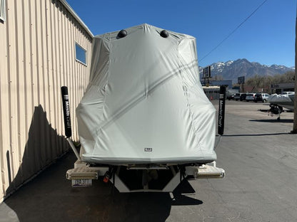 MasterCraft X15 with ZeroFlex X tower Double Up Storage Cover
