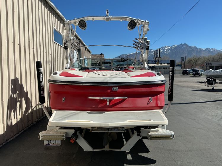 MasterCraft X15 with ZeroFlex X tower Double Up Storage Cover