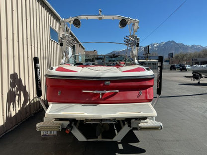 MasterCraft X15 with ZeroFlex X tower Double Up Storage Cover